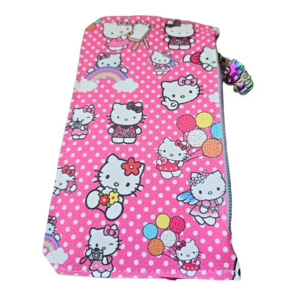 Handbags - Kitty Cute Hello Kitty Polkadot Custom Homemade Pursepal